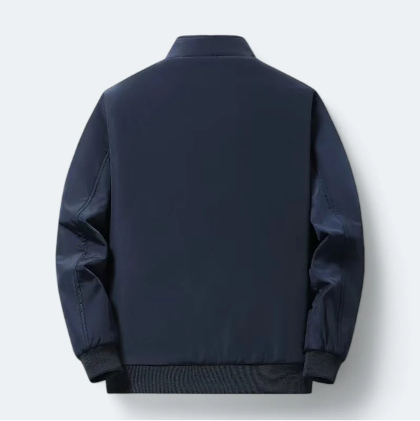 Men's Fleece-Lined Stand-Collar Jacket
