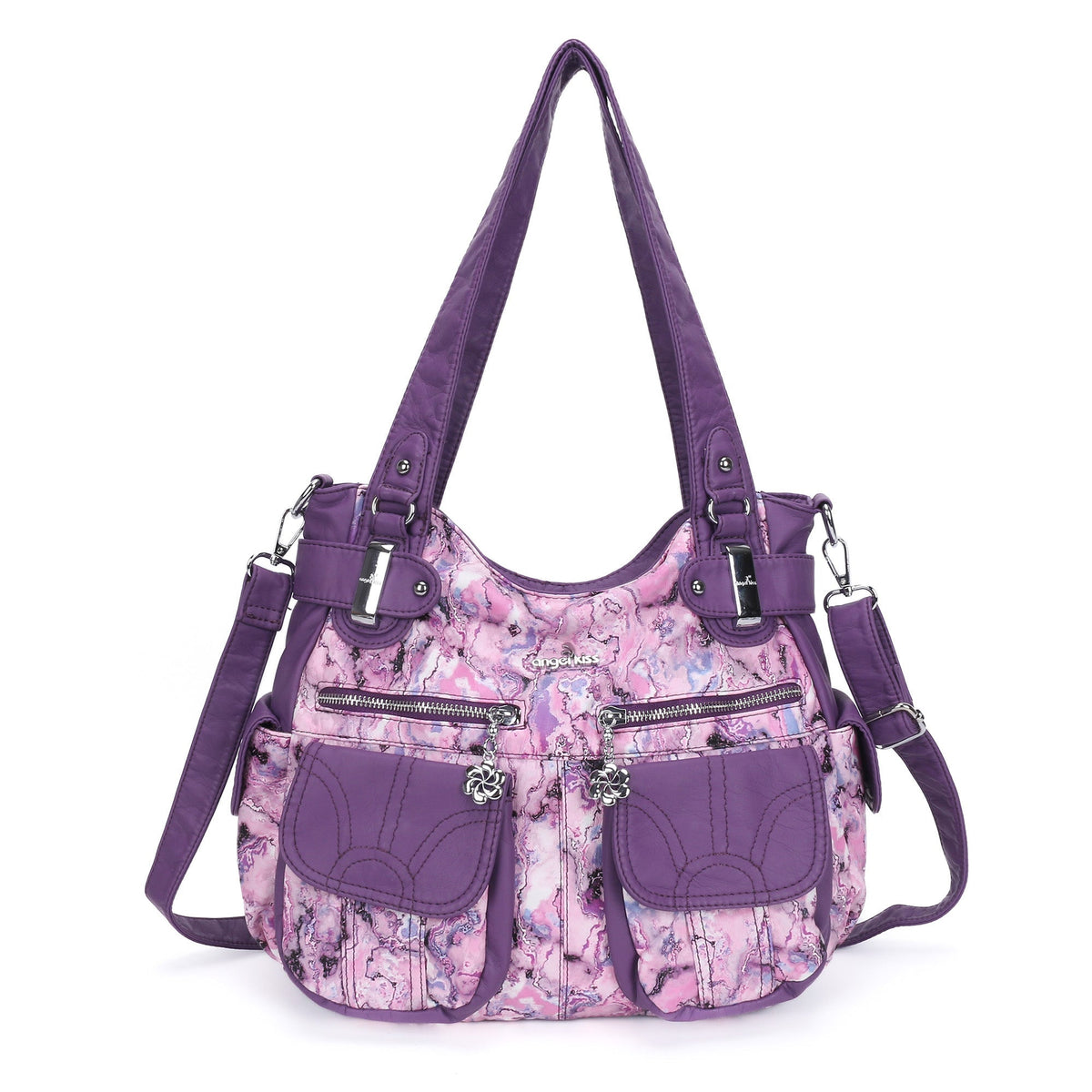 Handmade tie dye creative large capacity Hobo Bag | Angelkiss Bag