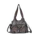 AngelKiss Tie-Dye Artistic Handbag with Crossbody Strap