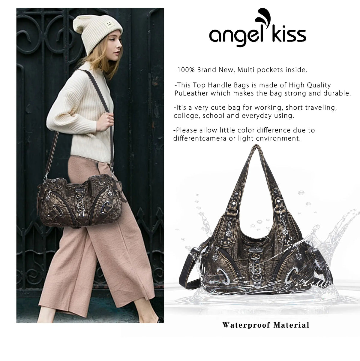 Hobo Shoulder Handbag Purse