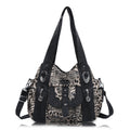 Retro Leopard Print Spacious Wandering Tote Bag