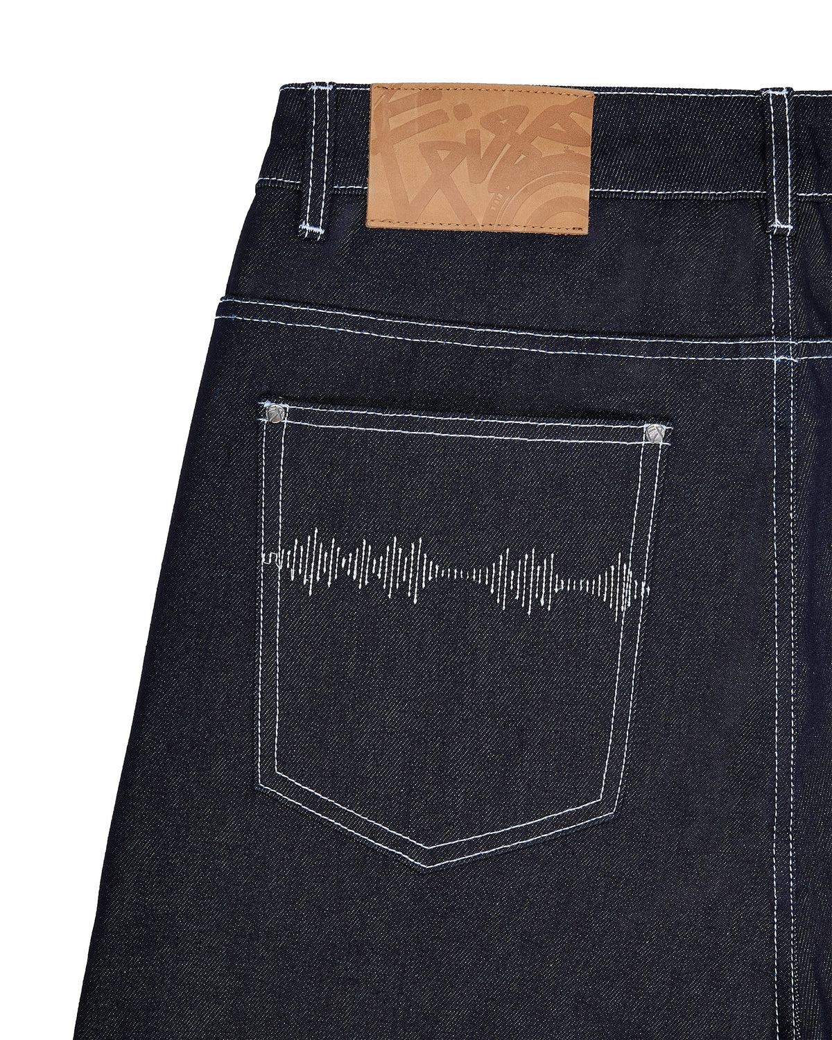 DISC RAW DENIM JEANS