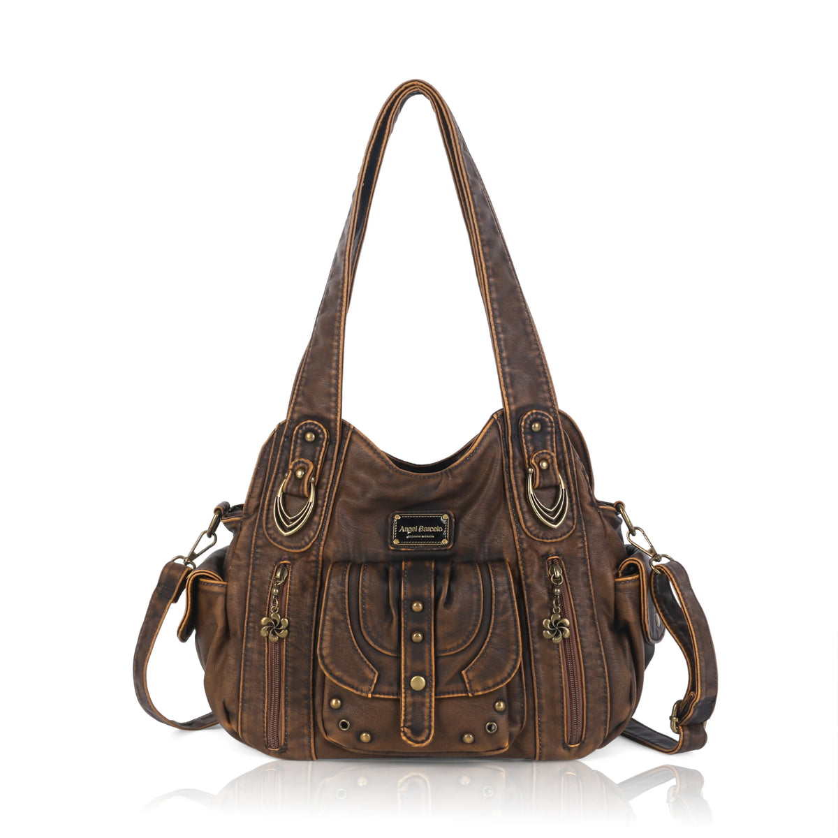 Vintage Luxe Relaxed-Shape Hobo Handbags