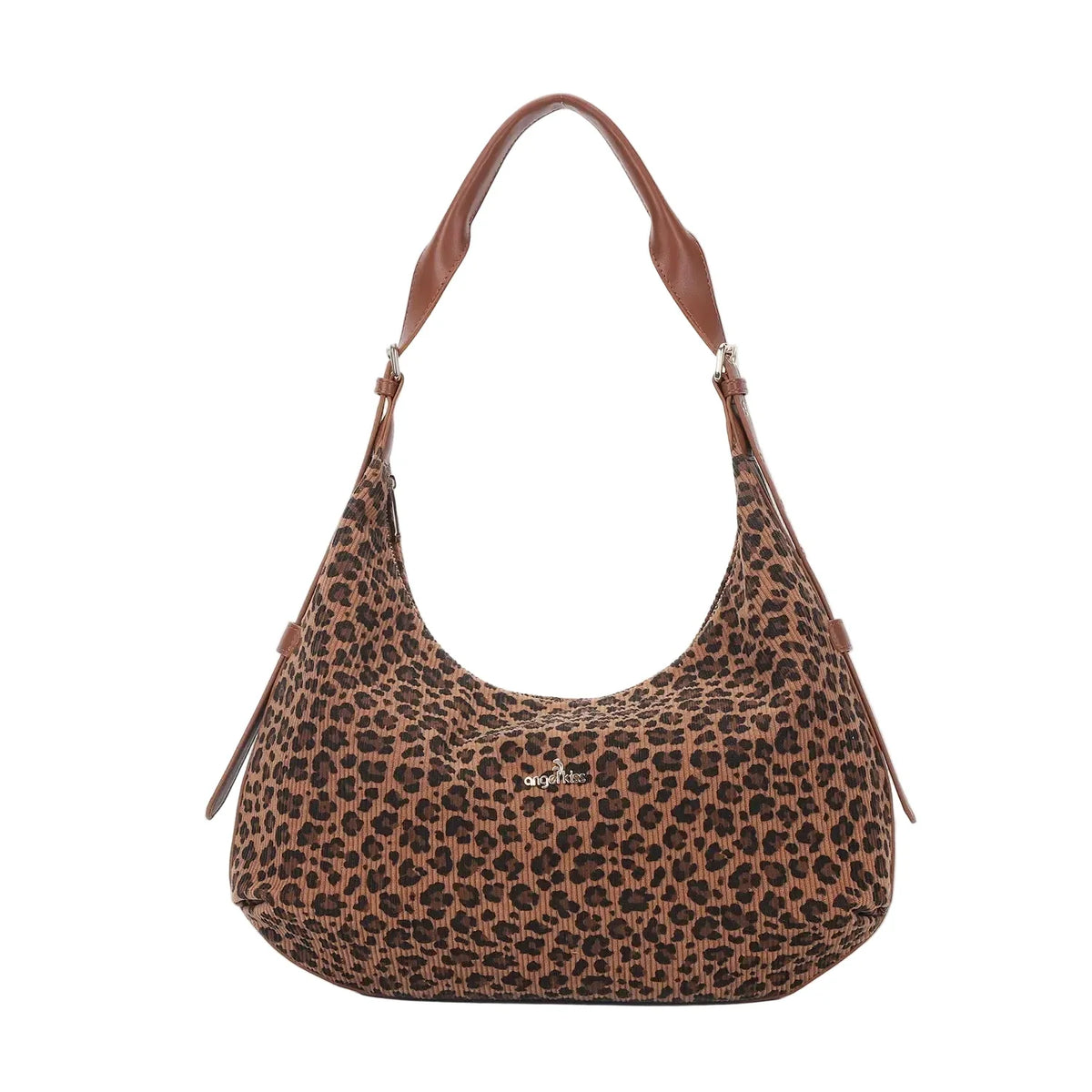 Vintage Leopard Print Shoulder Bag – Soft-Shape Everyday Carry