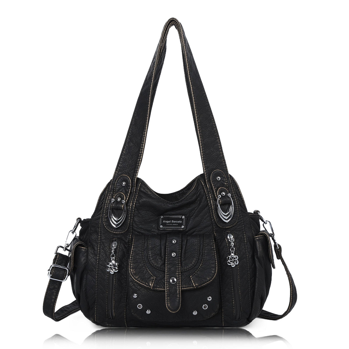 Vintage Luxe Relaxed-Shape Hobo Handbags