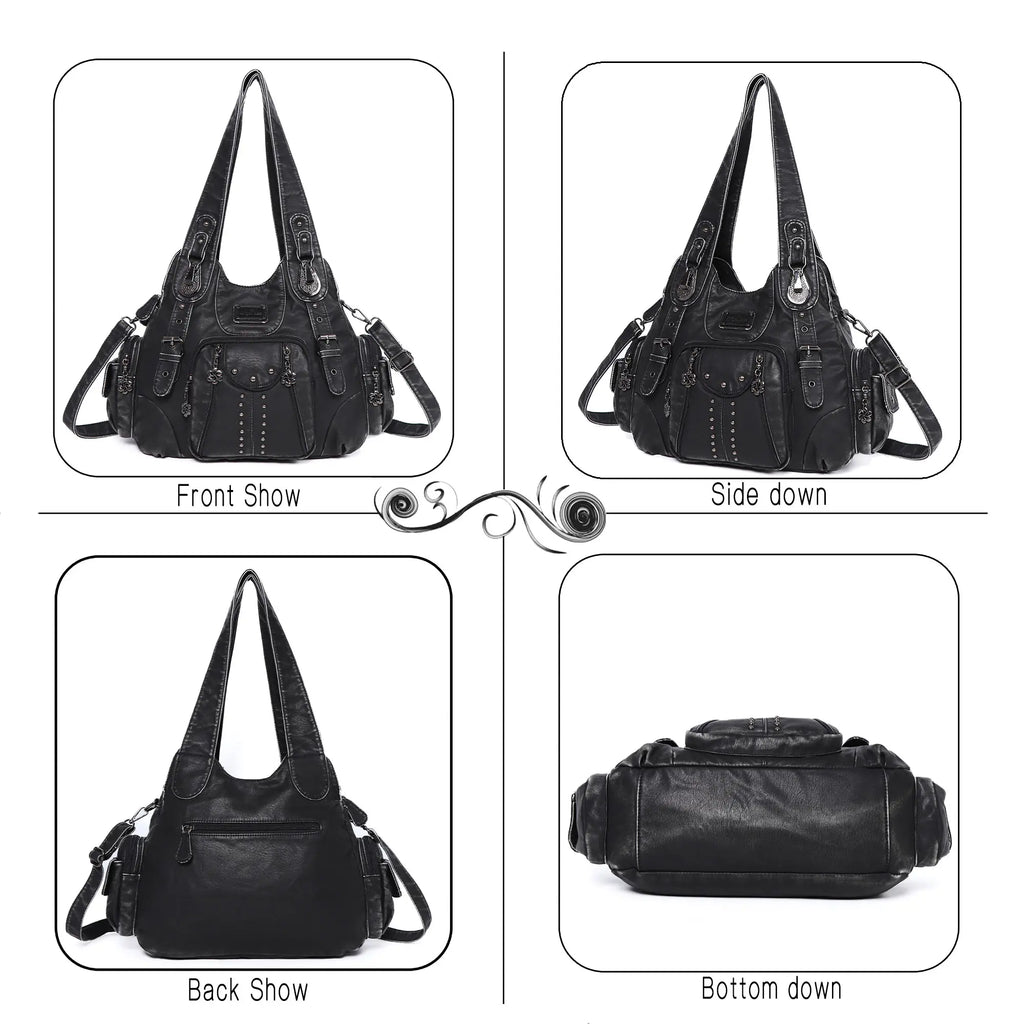 Vegan Leather Shoulder Bag · Tote & Crossbody · Soft yet Structured