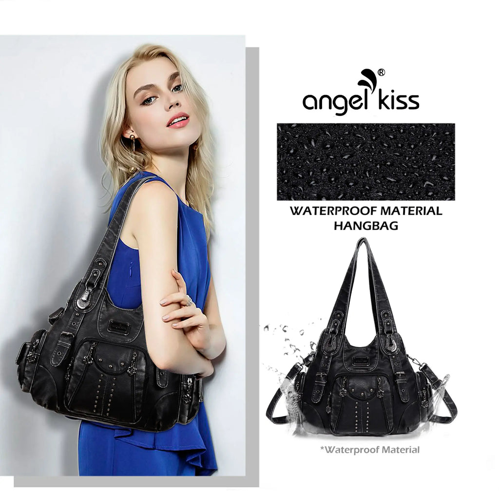 Vegan Leather Shoulder Bag · Tote & Crossbody · Soft yet Structured